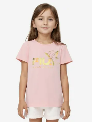 Футболка для девочек FILA, розовый, арт. 134601FLA-X0