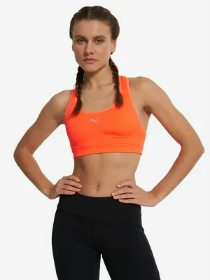 Спортивный топ-бра PUMA 4 Keeps Run, красный, арт. 524953P0P-23