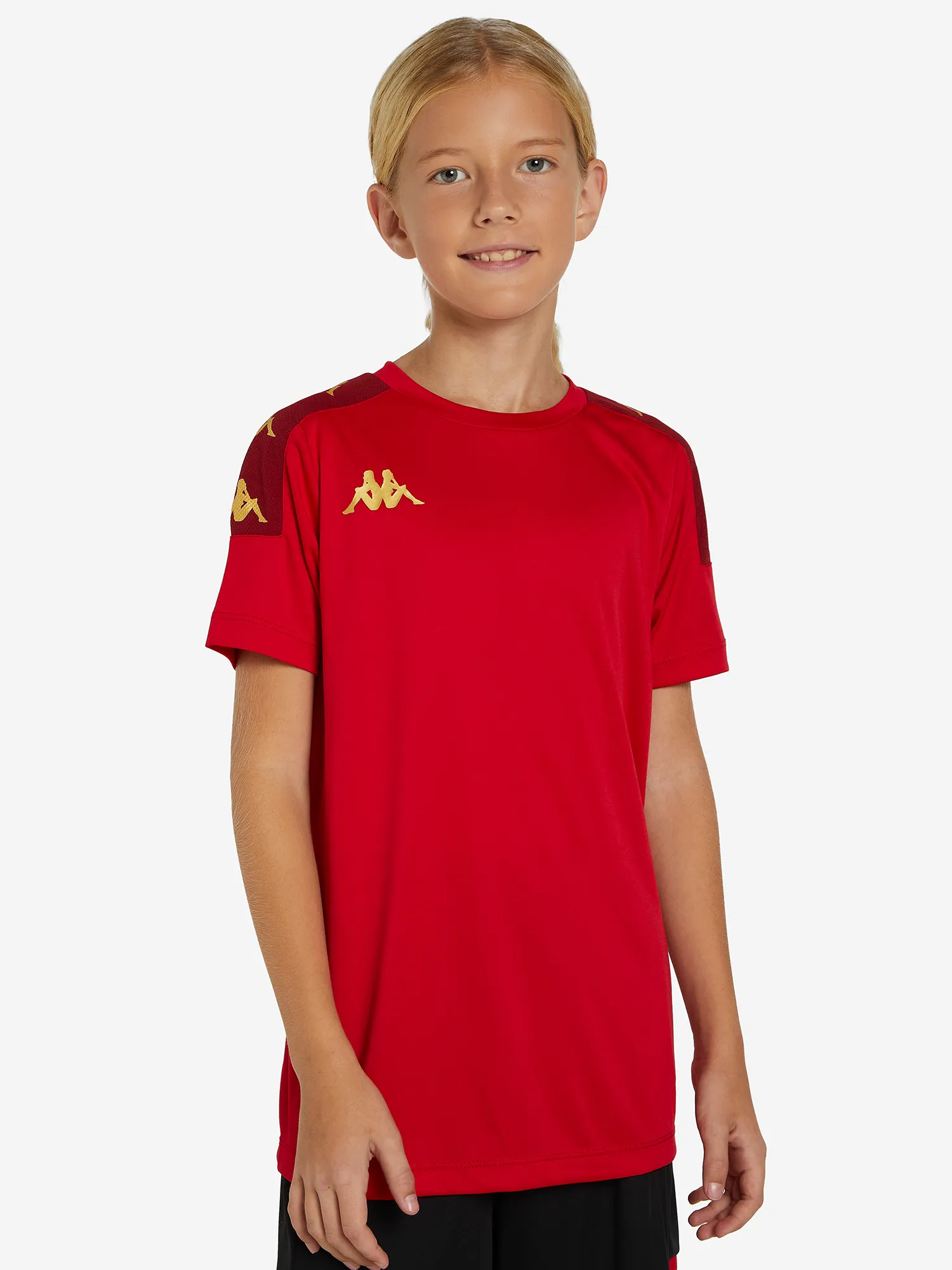 Футболка Kappa для мальчиков, красный, арт. 351F4LW1KAP-A02
