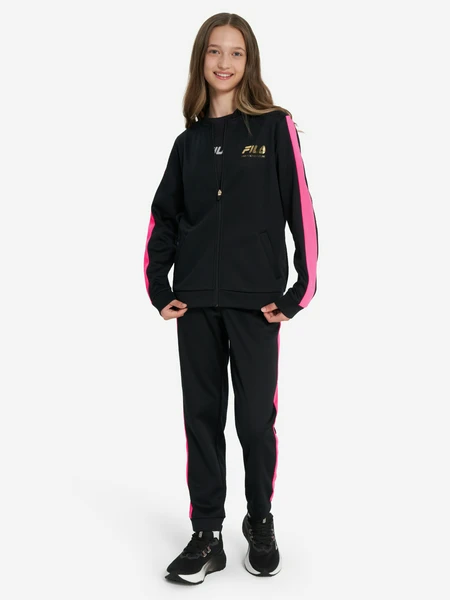 Костюм для девочек FILA, черный, арт. 137607FLA-BK