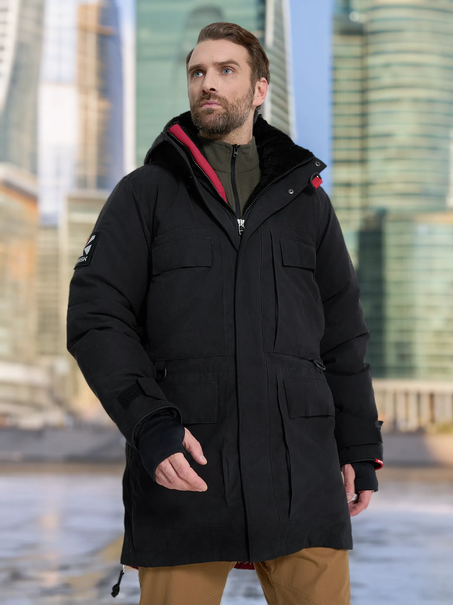 Парка Bask Taimyr V4, черный, арт. 21224BSK-9009