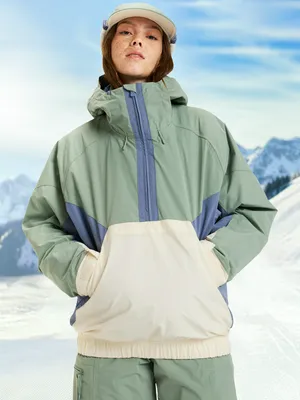 Анорак женский Roxy Chloe Kim, зеленый, арт. ERJTJ03476R17-GJN0