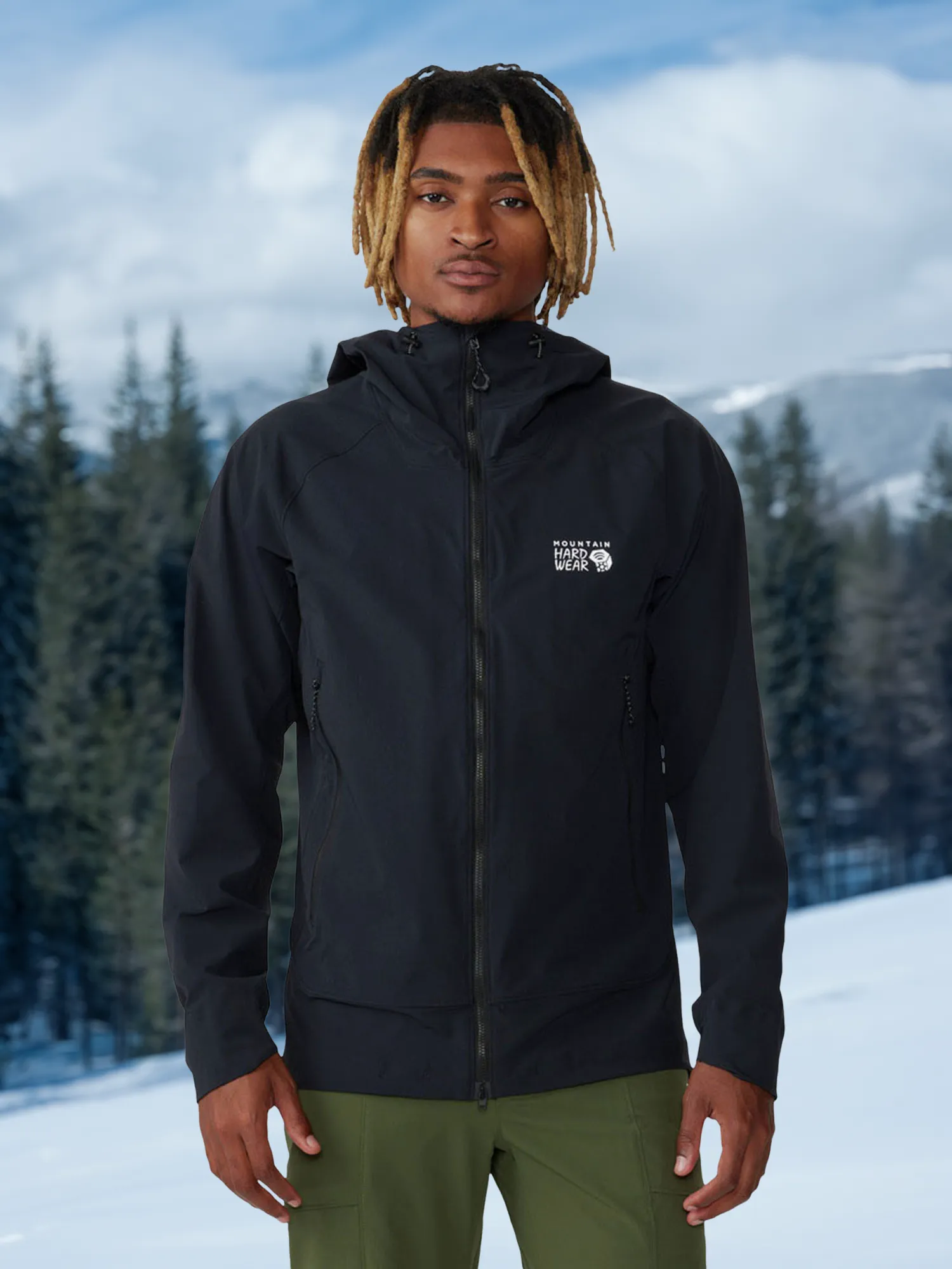 Куртка софтшелл Mountain Hardwear Chockstone Alpine, черный, арт. 2077761MHW-010