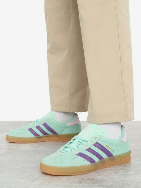Кеды Adidas Gazelle Indoor, зеленый, арт. JQ0192A01