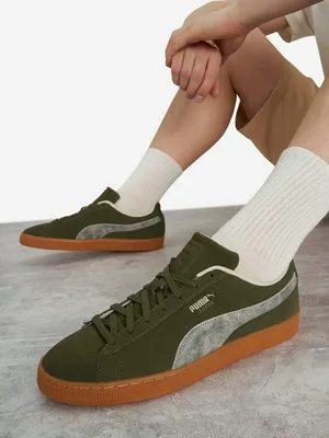 Кеды PUMA Suede Reward, зеленый, арт. 401351P0P-01