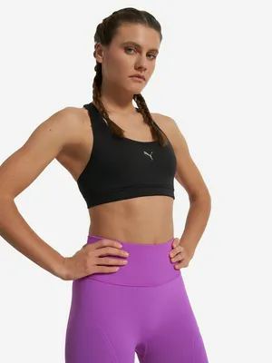 Топ бра спортивный PUMA 4 Keeps Run, черный, арт. 524953P0P-01