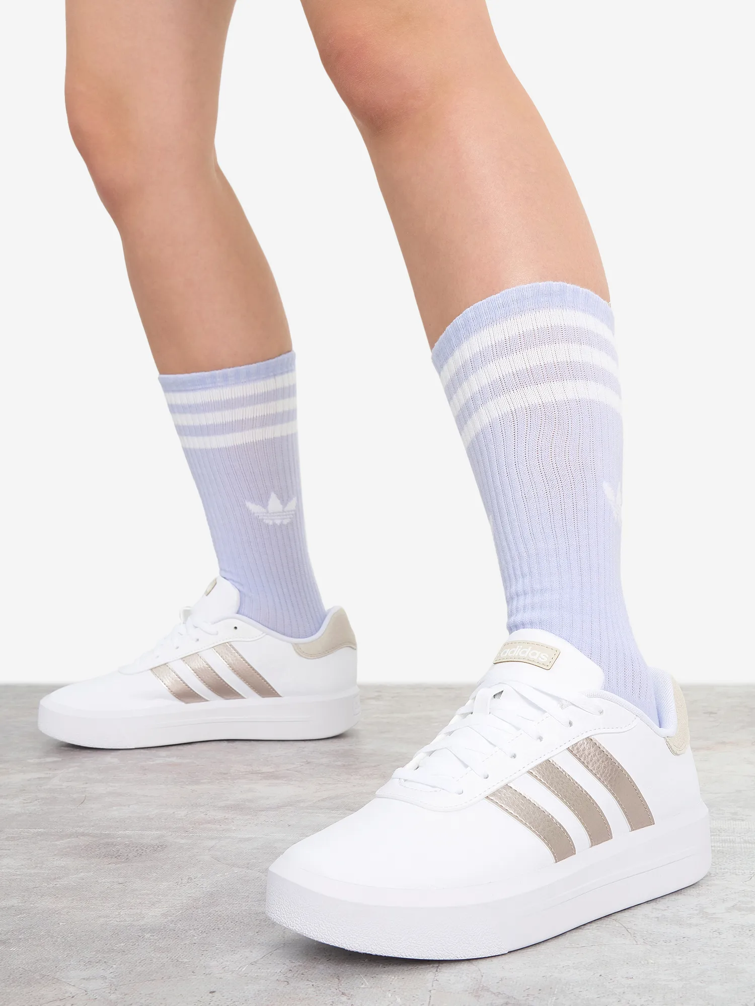 Кеды женские adidas Court Platform, белый, арт. ID1969A01