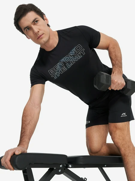 Футболка мужская Athlex, черный, арт. 132921A31-BA