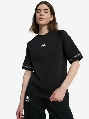Футболка женская Kappa, черный, арт. 137690KAP-99