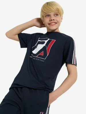 Футболка для мальчиков FILA, синий, арт. 137951FLA-Z4