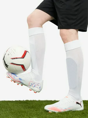 Бутсы PUMA Future 8 Play Fg/Ag, белый, арт. 108602P0P-01