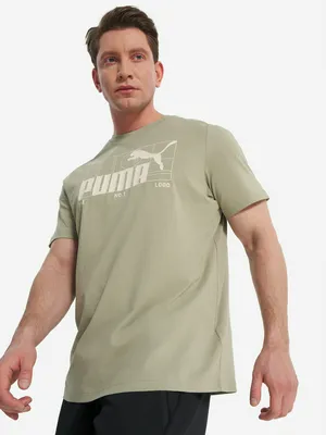 Футболка PUMA Graphic No.1 Logo, зеленый, арт. 688029P0P-82
