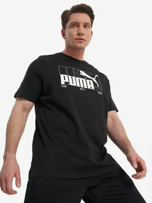 Футболка PUMA Graphic No.1 Logo, черный, арт. 688029P0P-01