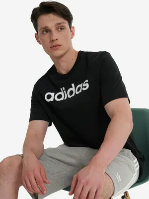 Футболка мужская adidas Lin, черный, арт. IC9274A01