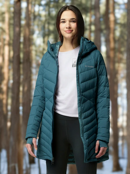 Куртка утепленная Columbia Joy Peak II Mid Jacket, голубой, арт. 2088641CLB-429