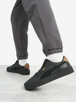 Кеды PUMA Carina 3.0 Animal Flair, черный, арт. 402642P0P-02