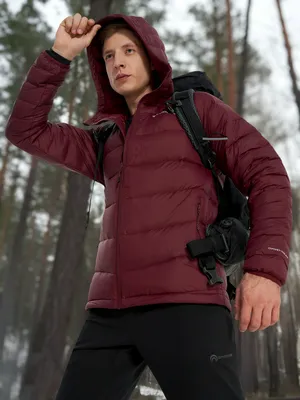 Пуховик мужской Columbia Centennial Creek III Down Hooded Jacket, красный, арт. 2122821CLB-624