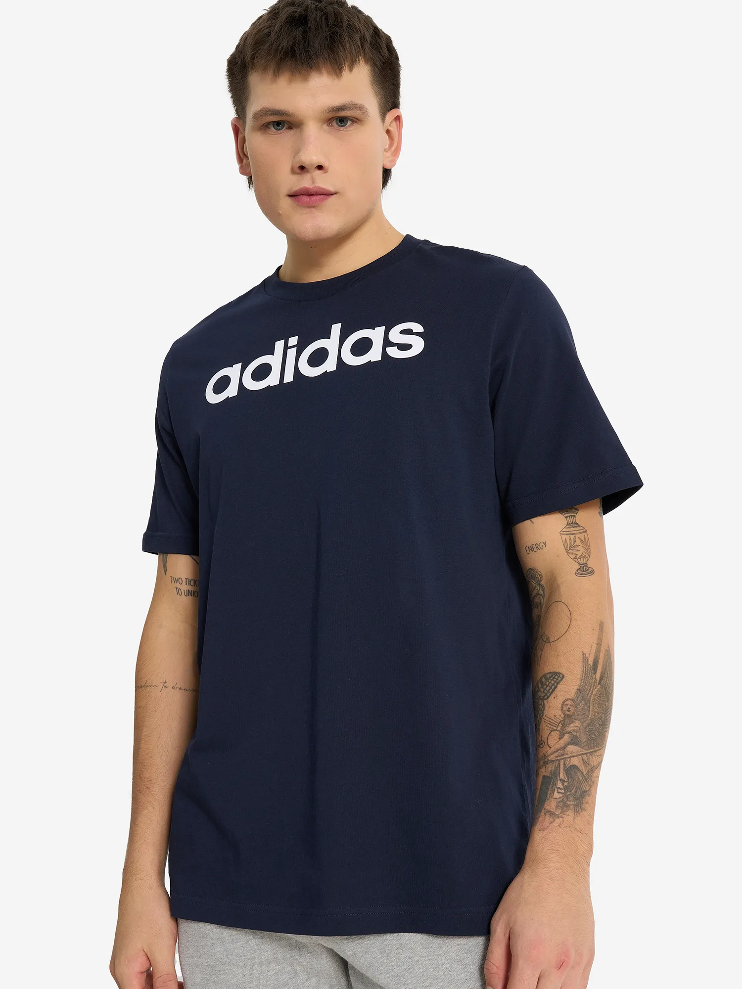 Футболка adidas Lin, синий, арт. IC9275A01