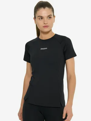 Футболка женская Kappa, черный, арт. 133681KAP-99