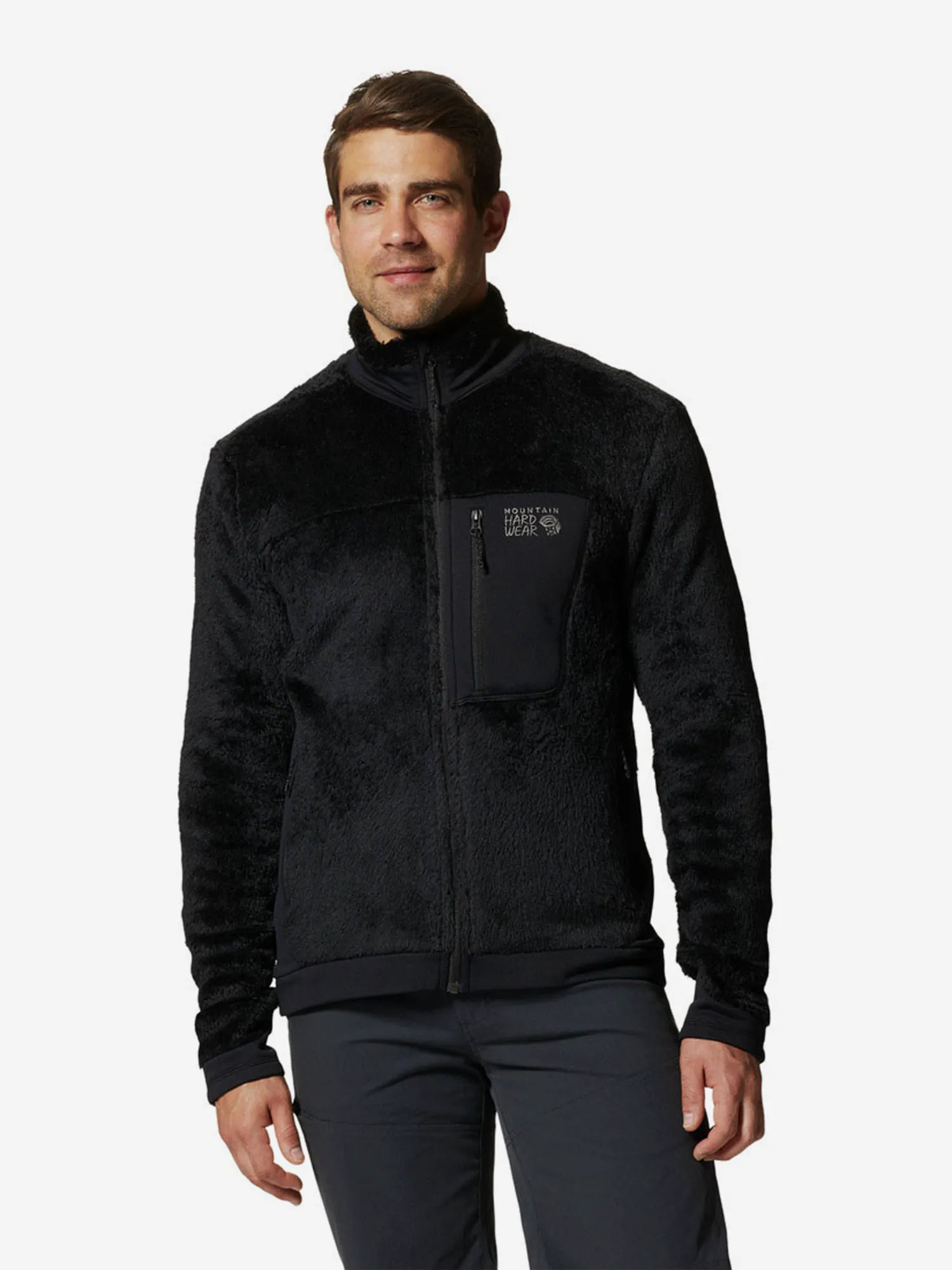 Джемпер флисовый мужской Mountain Hardwear Polartec, черный, арт. 2104591MHW-091