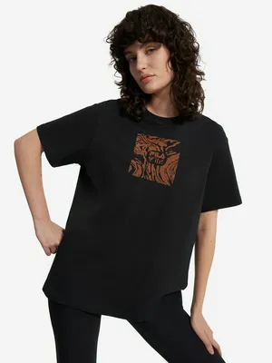 Футболка женская оверсайз FILA, черный, арт. 136769FLA-99