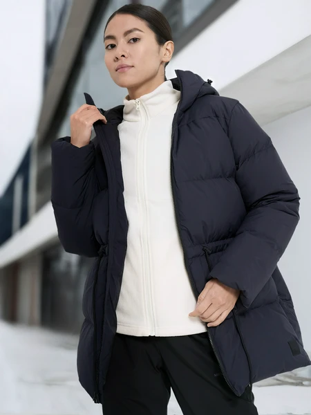 Пуховик Jack Wolfskin Kirschallee, синий, арт. A60213J01-C0413
