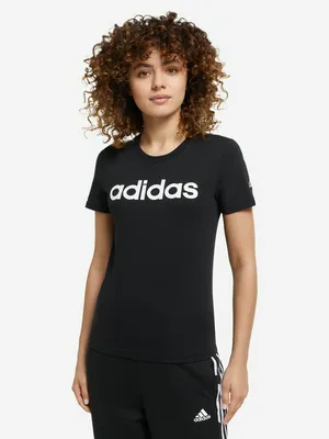 Футболка adidas Loungewear Essentials Slim Logo, черный, арт. GL0769A01