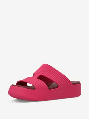 Шлепанцы Crocs Getaway Groove Platform HStrap, розовый, арт. 210701C1G-6ZQ
