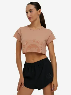 Футболка Gymshark Twins, бежевый, арт. B2A2MG33-NBCW-BW1