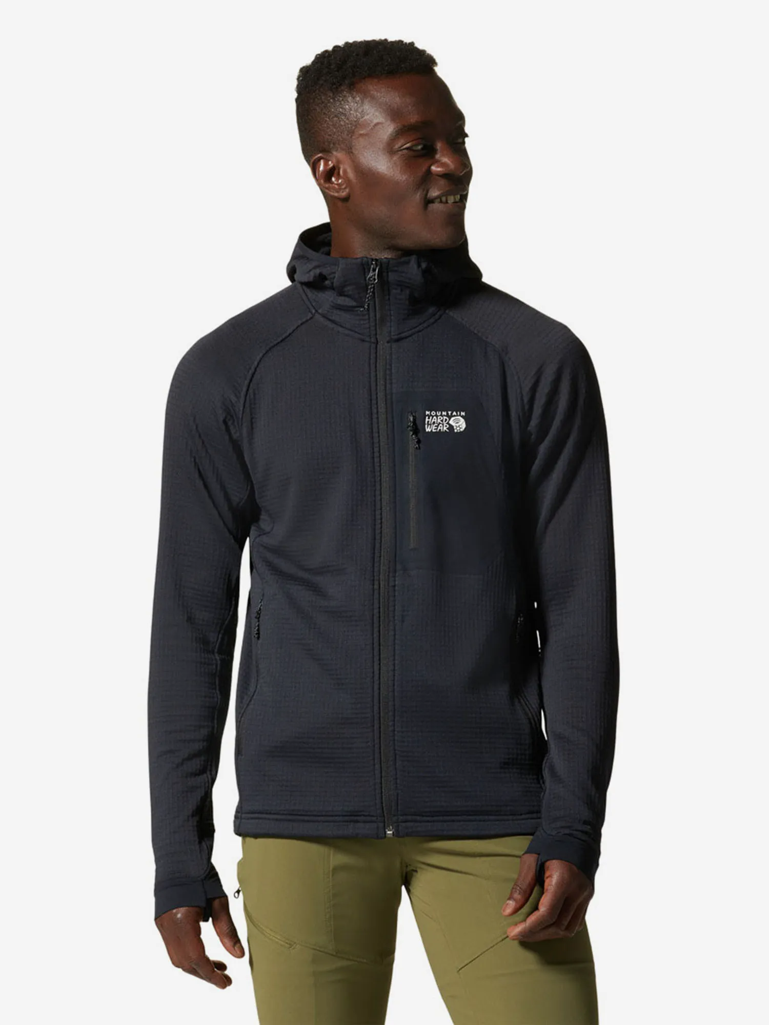 Толстовка мужская Mountain Hardwear Polartec, черный, арт. 2104541MHW-010