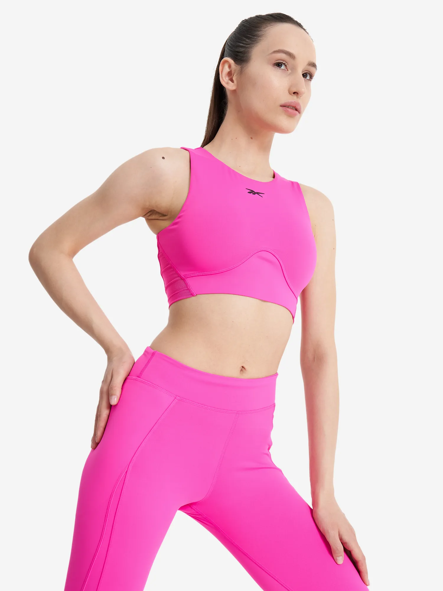 Топ бра спортивный Reebok Lux Contour, розовый, арт. 100076301R00