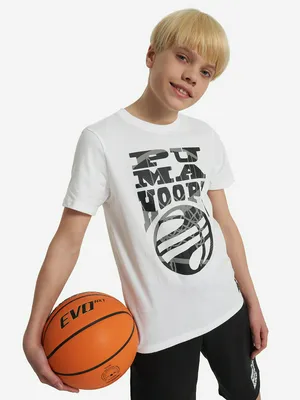Футболка PUMA Basketball Blueprint, белый, арт. 679282P0P-02
