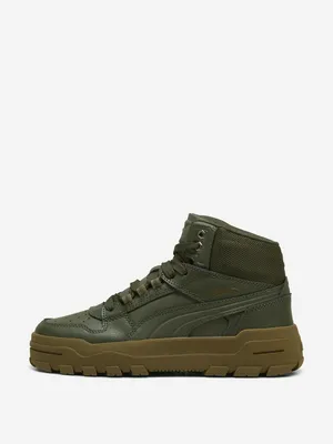 Кеды PUMA Rebound Abrupt Jr, зеленый, арт. 398874P0P-03