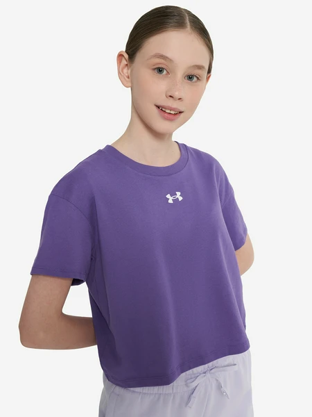 Футболка для девочек Under Armour, фиолетовый, арт. 1380878U0F-525