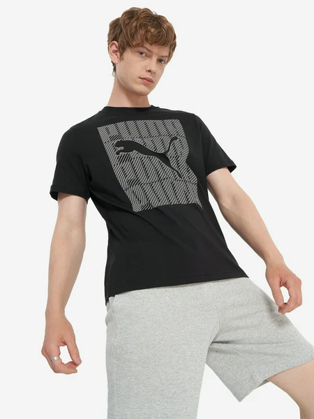 Футболка мужская PUMA Graphics, черный, арт. 684825P0P-01