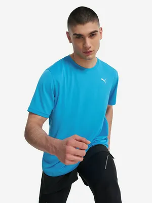 Футболка PUMA Graphics Running Faster, голубой, арт. 526563P0P-18