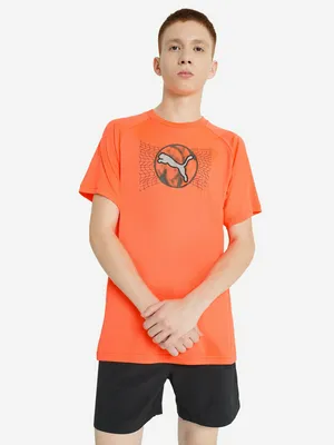 Футболка для мальчиков PUMA Active Sports, оранжевый, арт. 527691P0P-23