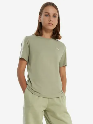 Футболка для девочек PUMA Tape, зеленый, арт. 688490P0P-82