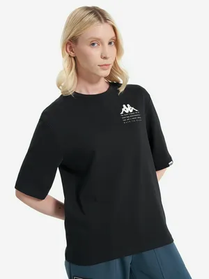 Футболка женская Kappa, черный, арт. 137496KAP-99