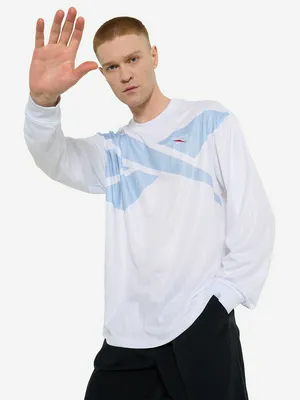Лонгслив мужской Reebok Ri Cross Check, белый, арт. 100224301R00