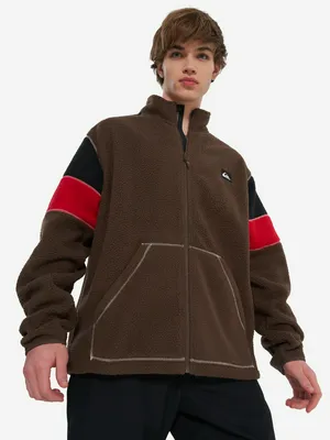 Джемпер флисовый Quiksilver Clean Coast Block, коричневый, арт. EQYPF03065Q02-CSD0