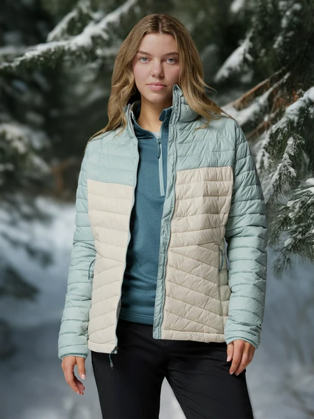 Куртка утепленная Columbia Powder Pass Jacket, бежевый, арт. 2133621CLB-278