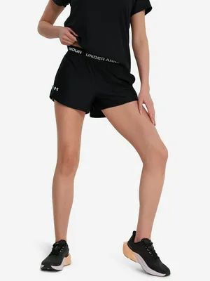 Шорты женские Under Armour Tech Play Up, черный, арт. 1389882U0F-002