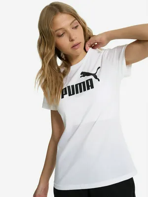 Футболка женская PUMA Ess No. 1 Logo, белый, арт. 682370P0P-02