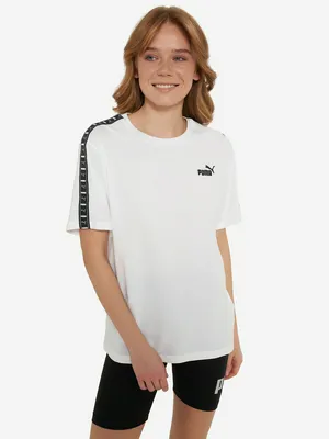 Футболка PUMA Ess Tape Relaxed, белый, арт. 685009P0P-02