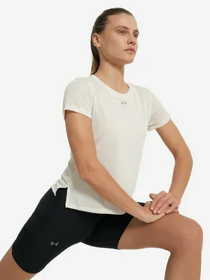 Футболка женская Under Armour Trail Run, бежевый, арт. 1389606U0F-279