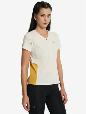 Футболка женская Under Armour Trail Run, бежевый, арт. 1389607U0F-279