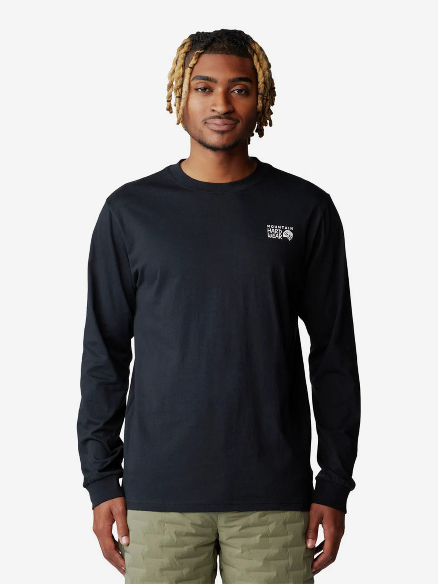 Лонгслив Mountain Hardwear Box Logo, черный, арт. 2100601MHW-010
