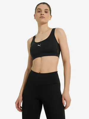 Топ бра спортивный PUMA 4 Keeps Cloudspun, черный, арт. 526686P0P-01