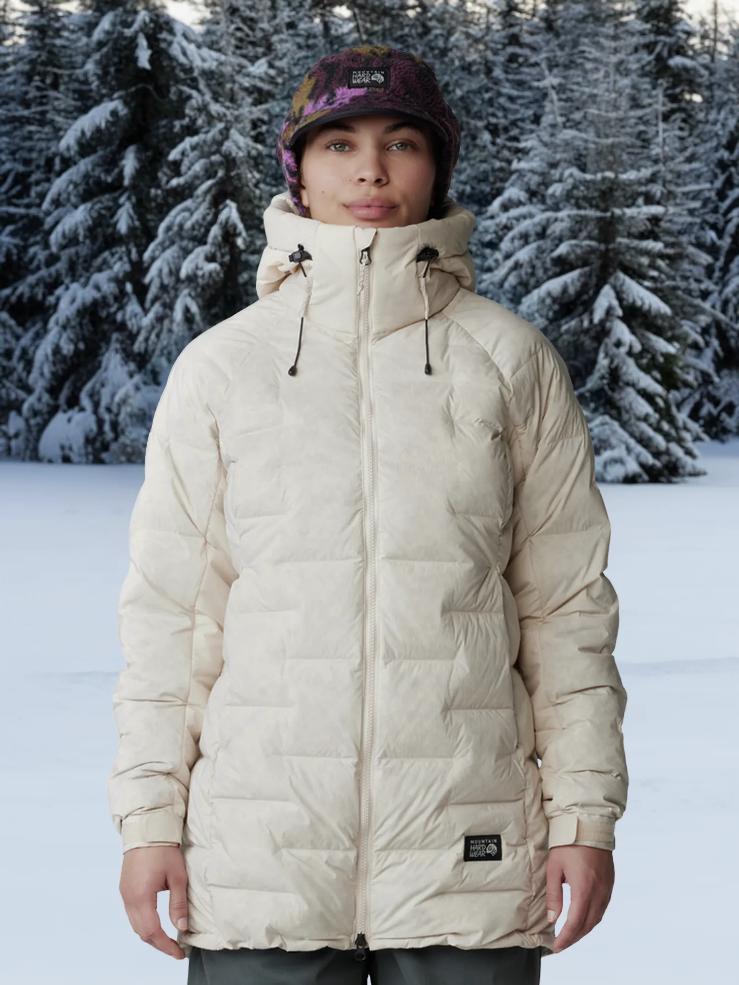 Пуховик Mountain Hardwear Stretchdown, бежевый, арт. 2077691MHW-170